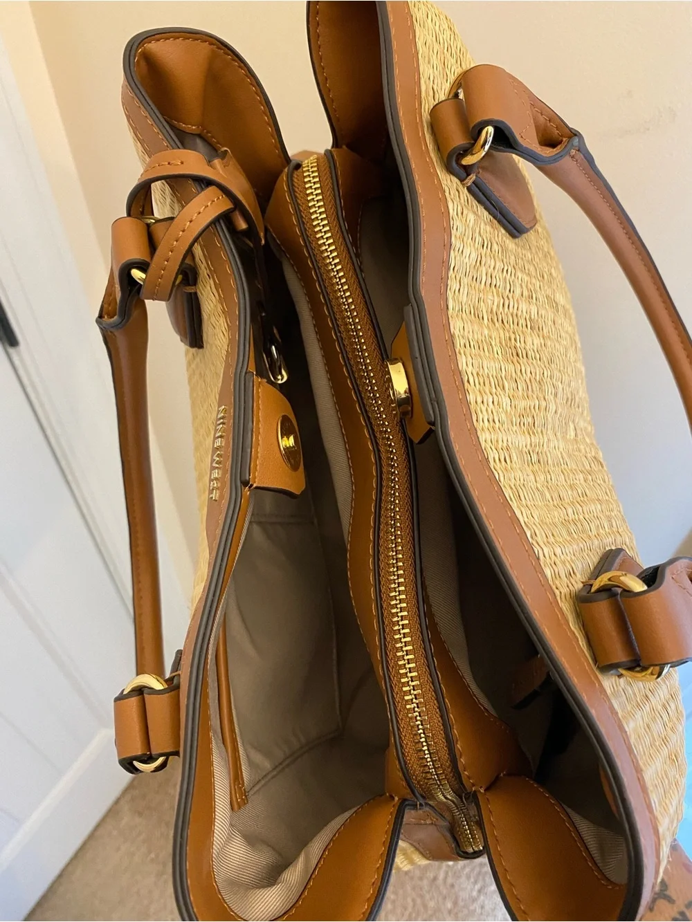 Nine West Straw Tote